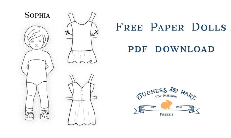 Free Paper Dolls | Duchess & Hare